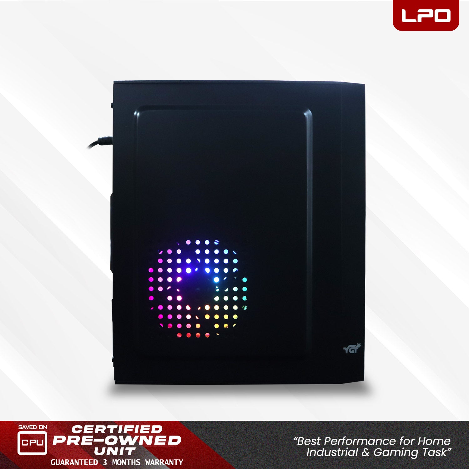 Gaming Unit AMD Ryzen 5 5600G @3.9Ghz Biostar A520MHP AM4 Socket Team Group 8GB DDR4 120GB SSD YGT Top One 750W YGT Mars 6 Generic Casing (Game Ready)
