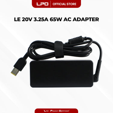 Laptop Charger Lenovo 20V 3.25A 65W USB Pin Lenovo IdeaPad Touch, IdeaPad Series, IdeaPad Flex , ThinkPad Edge , ThinkPad , IdeaPad Yoga , G400 G405s G400s, G500, G500s, G40, G505, G50, G505