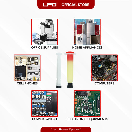 LPO Flux Paste Soldering Paste Flux Grease with Needle Lead-free Welding Flux Iron Repair