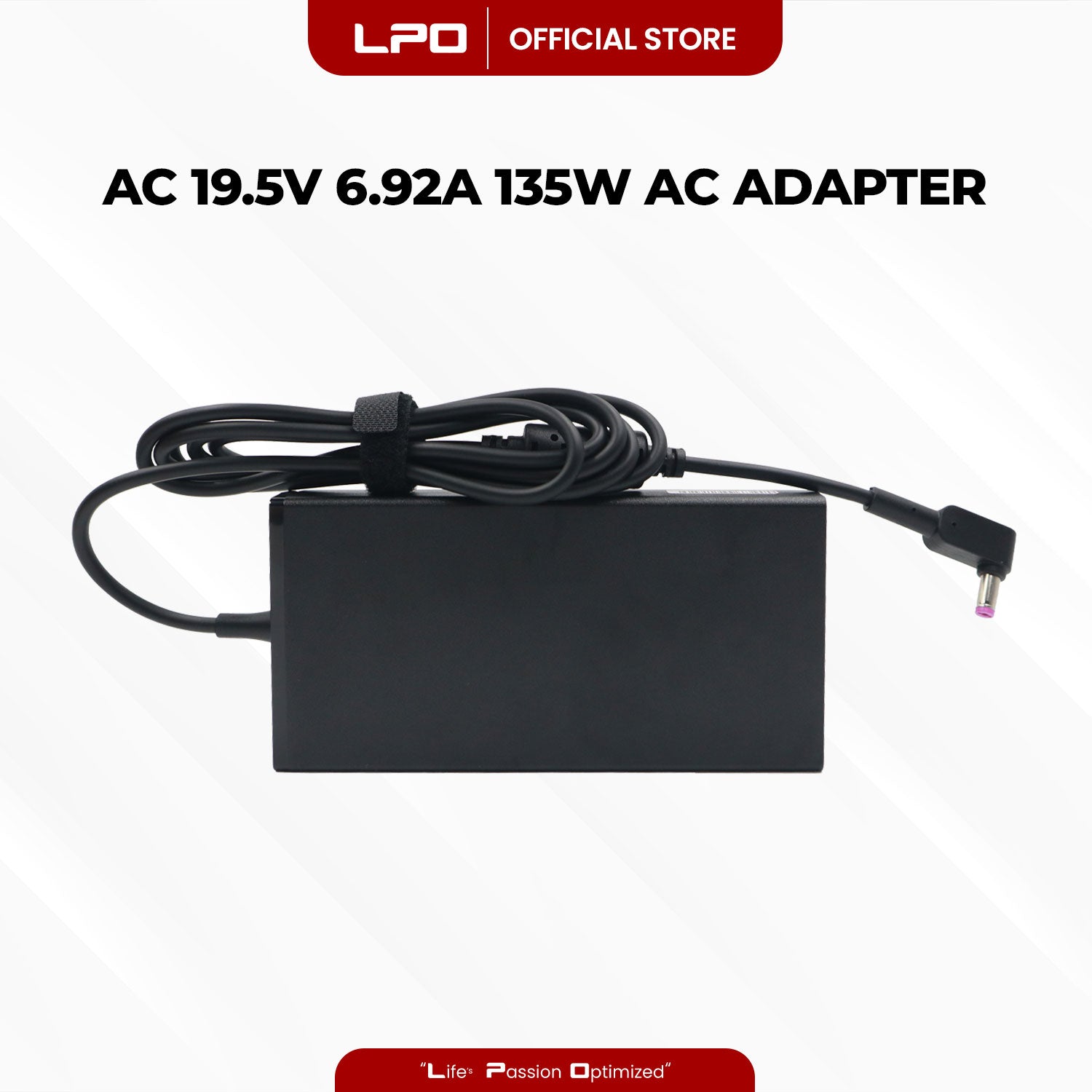 Laptop Charger Acer 19.5V 6.92A 135W Purple Pin 5.5mm x 1.7mm Compatible with Acer Nitro 5 N20C2