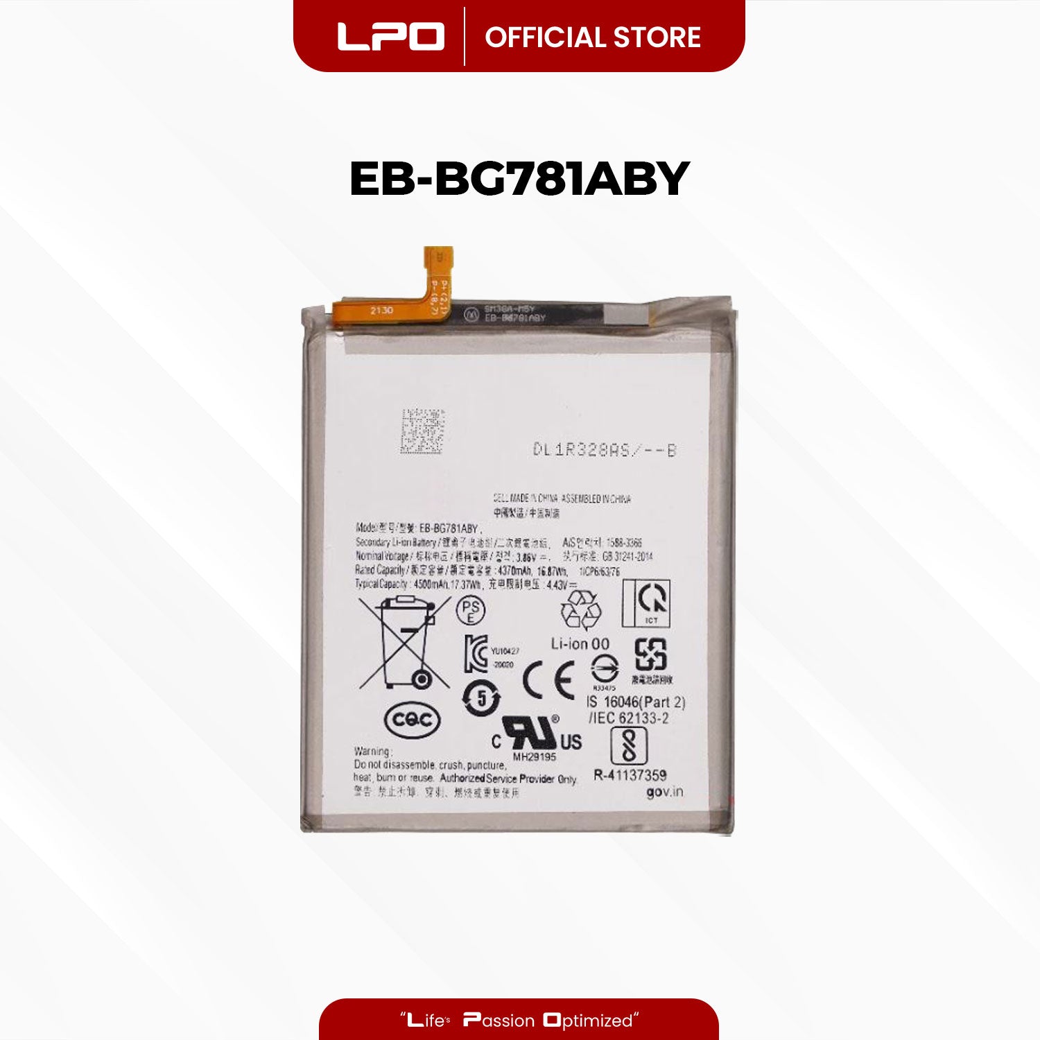 Cellphone Battery Samsung Galaxy S20 FE 5G 2020 EB-BG781ABY Compatible with Samsung Galaxy A52 5G 2021