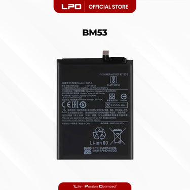 Cellphone Battery Xiaomi Mi 10T 5G 2020 BM53 Compatible with M2007J3SY, Xiaomi Mi 10T Pro 5G 2020 - LPO Laptop PC-Outlet