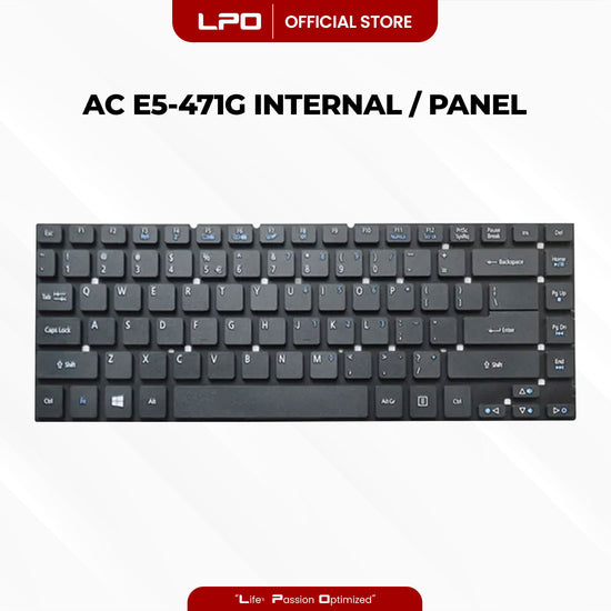 Laptop Keyboard ACER ES1-431 Internal Type / Panel Black US Compatible with Acer Aspire E5-411