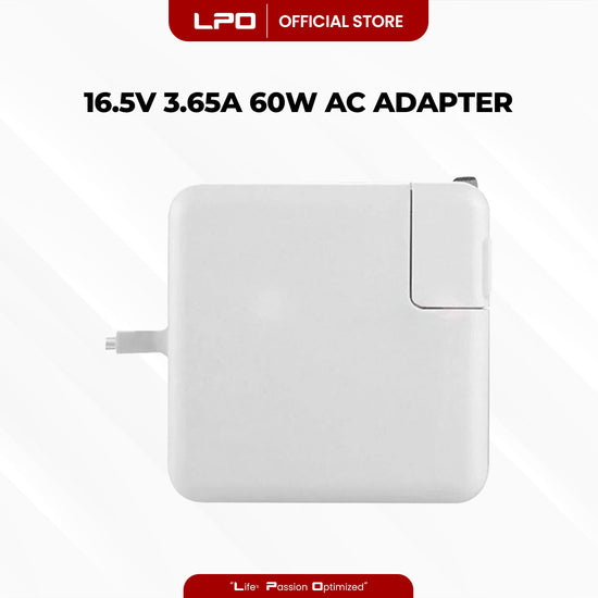 Laptop Charger MacBook 16.5V 3.65A 60W T Style Compatible with MacBook Pro (Retina, 13-inch, Late 2012 - 2015) A1435