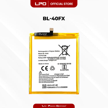 Cellphone Battery	Infinix Zero 4 Plus 2017 BL-40FX Compatible with Infinix Zero 4 Plus 2017 - LPO Laptop PC-Outlet