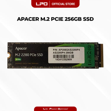 Apacer AS2280P4 256GB M.2 PCIe Gen3 x4 SSD (AP256GAS2280P4)