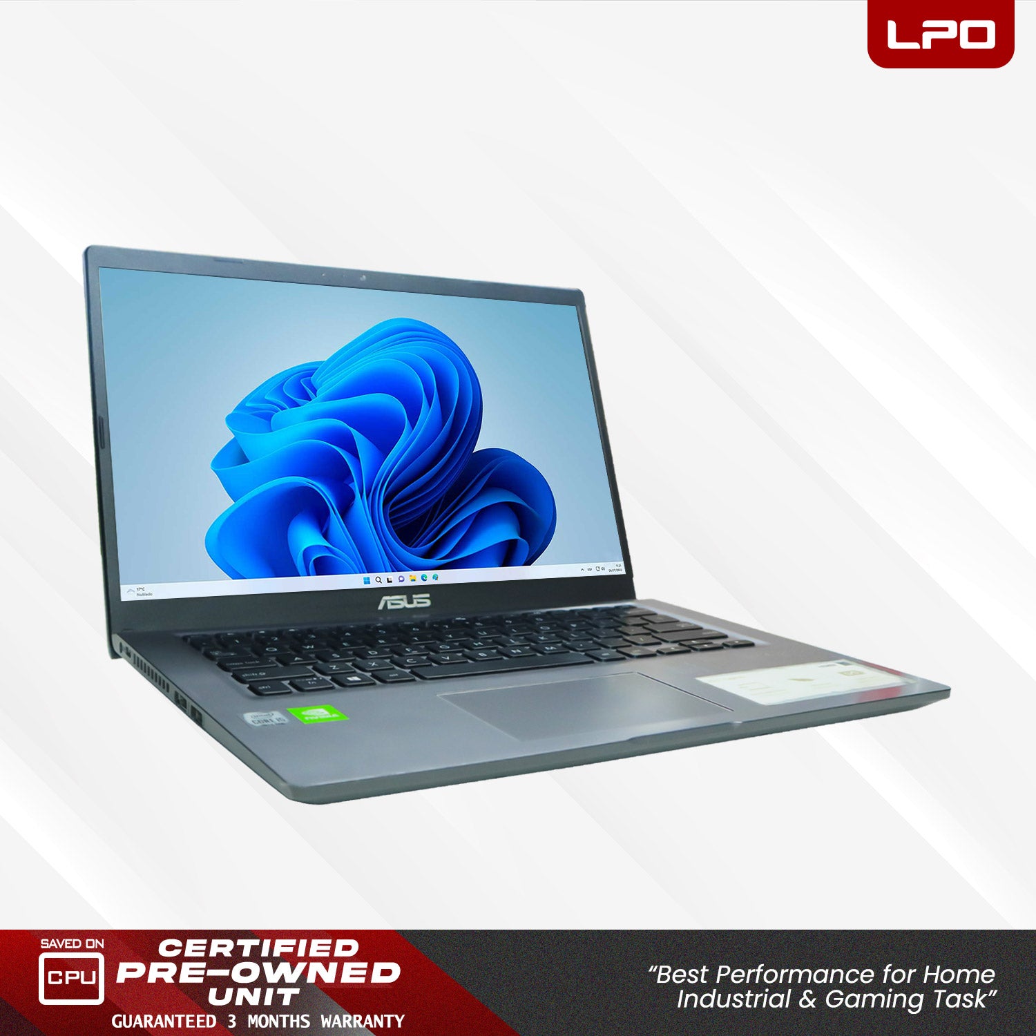 LPO Laptop Asus X415J Intel i5-1035G1 @1.00GHz 8GB DDR4 512GB SSD Win 11 Pro 14.0