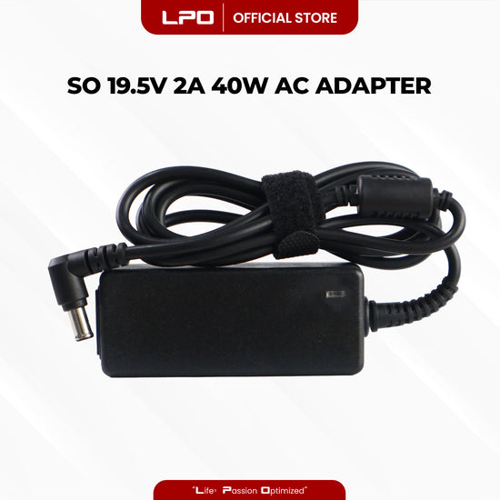 Laptop Charger Sony 19.5V 2A / 3A 40W Circle Pin 6.5mm x 4.4mm Compatible with Sony Vaio W Series