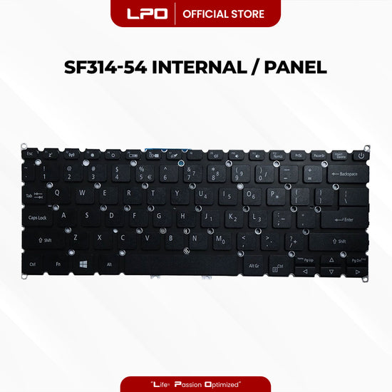 Laptop Keyboard ACER SF314-54 Internal Type / Panel Black US Compatible with Acer Swift 3 SF314-54