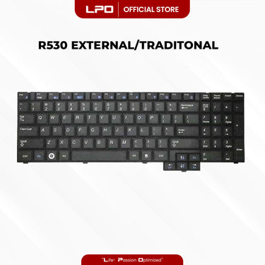 Laptop Keyboard SAMSUNG R530 External / Traditional Black US Compatible with Samsung RV510 R540 R517 RV508