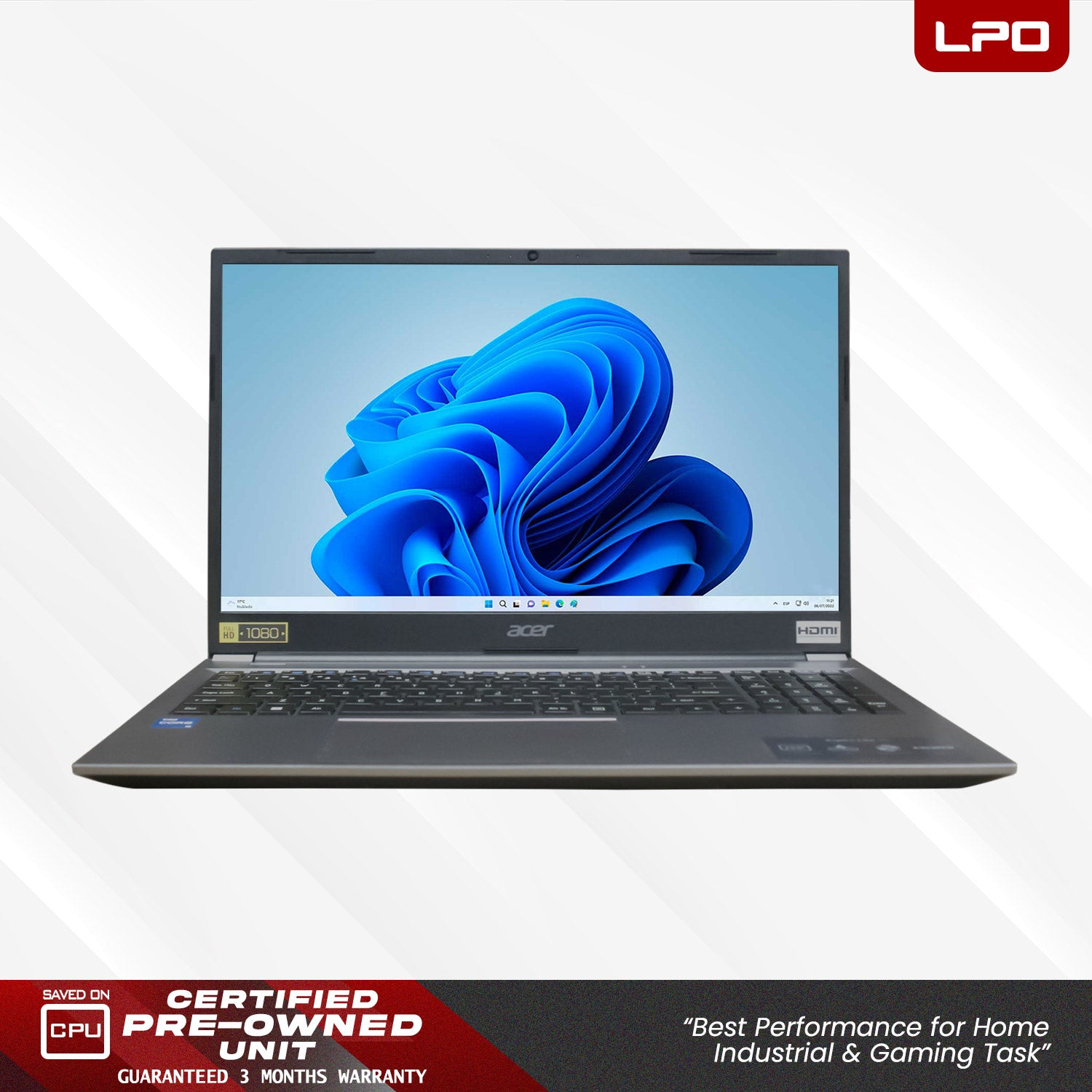LPO Laptop Acer Aspire Lite AL15-51M Intel Core i5-1155G7 @2.50Ghz 8GB DDR4 512GB SSD 15.6