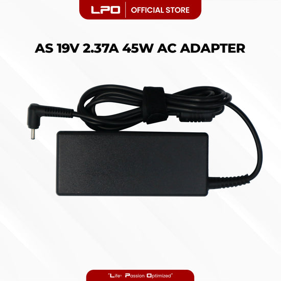 Laptop Charger Asus 19V 2.37A 45W Zenbook 3.0mm x 1.1mm Compatible with Asus ZenBook UX21