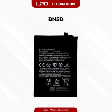 Cellphone Battery Xiaomi Redmi Note 11 2022 BN5D Compatible with Xiaomi Redmi Note 11S 2022 - LPO Laptop PC-Outlet