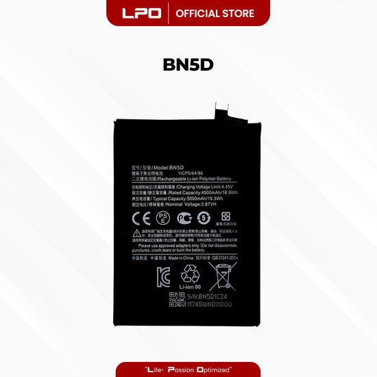 Cellphone Battery Xiaomi Redmi Note 11 2022 BN5D Compatible with Xiaomi Redmi Note 11S 2022 - LPO Laptop PC-Outlet