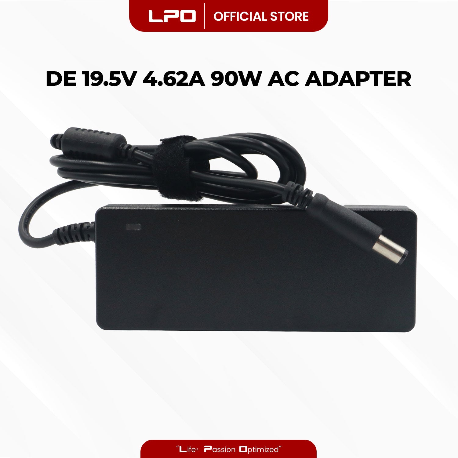 Laptop Charger Dell 19.5V 4.62A 90W Circle Pin 7.4mm x 5.0mm Compatible with Dell Latitude D420
