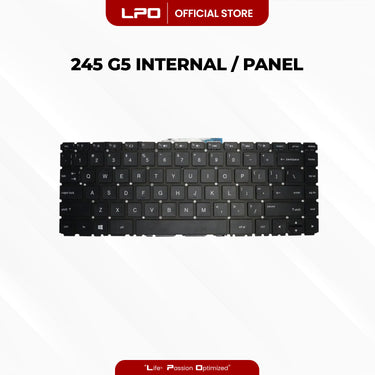 Laptop Keyboard HP 245 G5 Internal / Panel Black US Compatible with HP 240 G4, 240 G5, 245 G4
