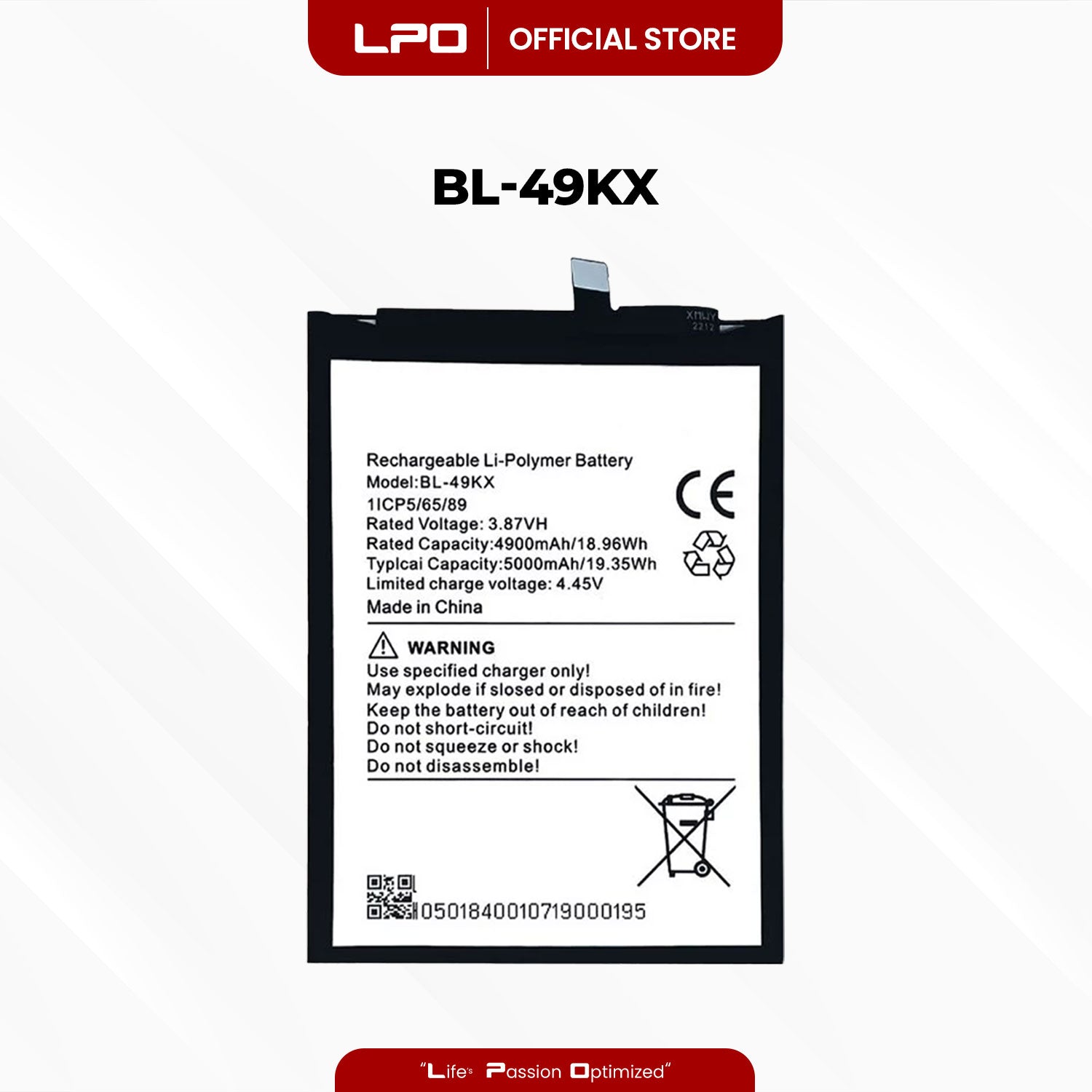 Cellphone Battery	Infinix Note 11 2021 BL-49KX Compatible with X663, X663B