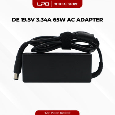 Laptop Charger Dell 19.5V 3.34A 65W Octagon Pin 7.4mm x 5.0mm Compatible with Dell Inspiron 1318