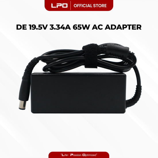 Laptop Charger Dell 19.5V 3.34A 65W Octagon Pin 7.4mm x 5.0mm Compatible with Dell Inspiron 1318