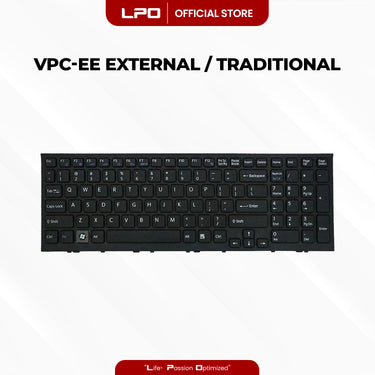 Laptop Keyboard SONY VPC-EE External / Traditional Black US Compatible with Sony Vaio VPC-EE