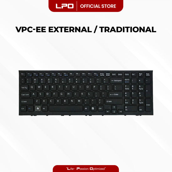 Laptop Keyboard SONY VPC-EE External / Traditional Black US Compatible with Sony Vaio VPC-EE