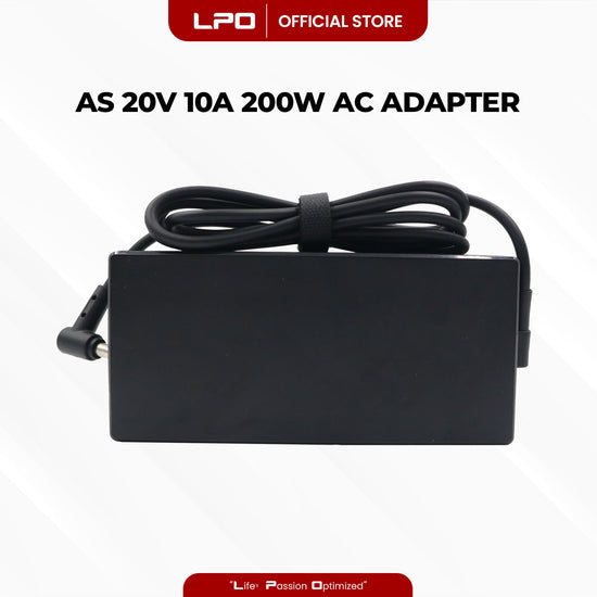 Laptop Charger Asus 20V 10A 200W Common Circle Pin 6.0mm x 3.7mm Compatible  with Asus ROG Zephyrus G15 GA503