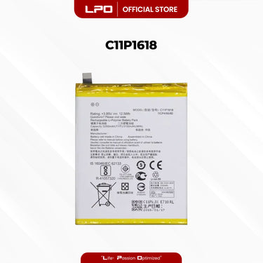 Cellphone Battery Asus Zenfone 4 ZE554KL 2017 C11P1618 Compatible with Z01KD, Z01KDA