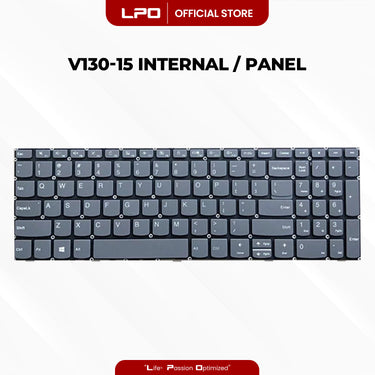 Laptop Keyboard LENOVO V130-15 Internal / Panel Gray US Compatible with Lenovo V130-15IKB