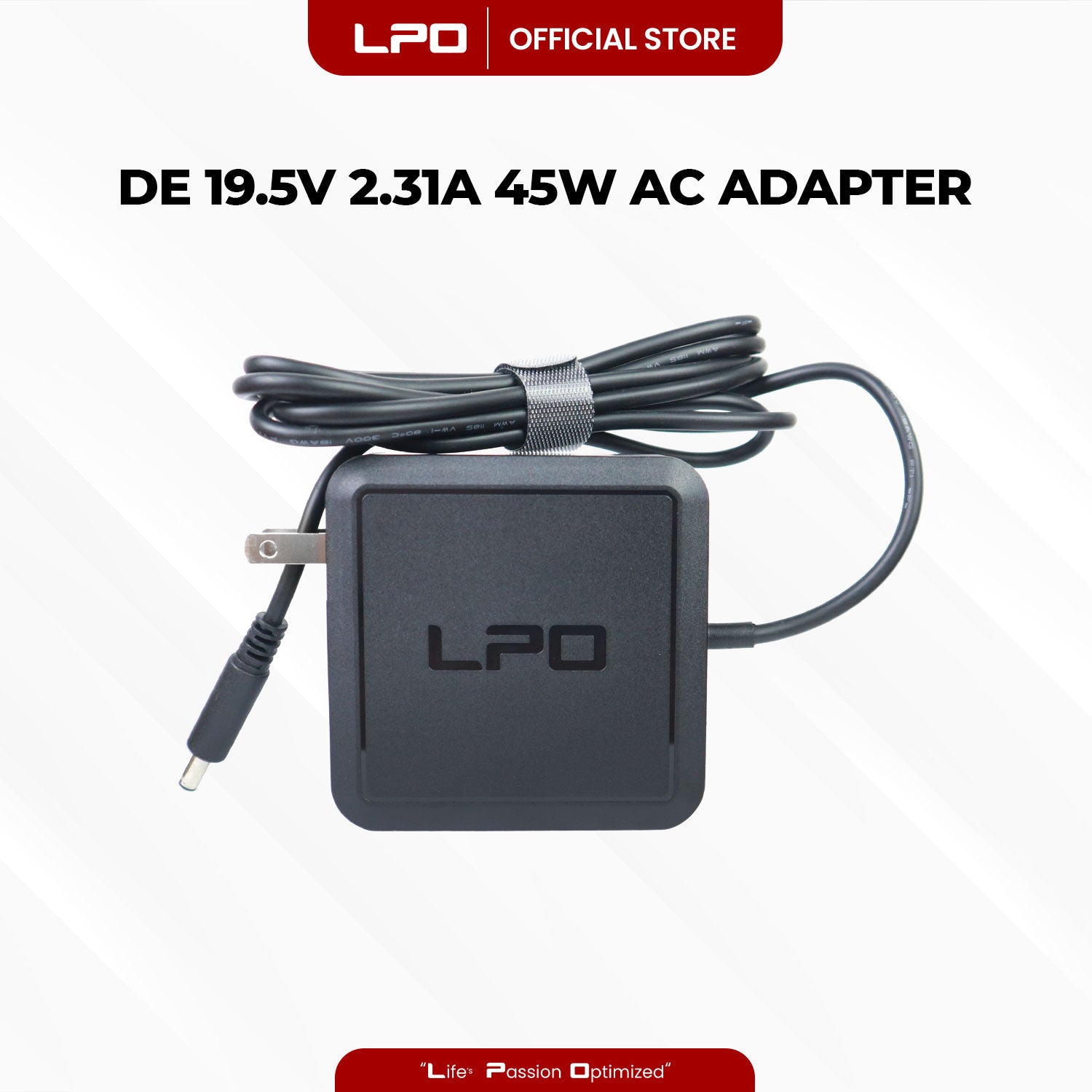 Laptop Charger Dell 19.5V 2.31A 45W Circle Medium 4.5mm x 3.0mm Compatible with Dell Inspiron 14 15-3552