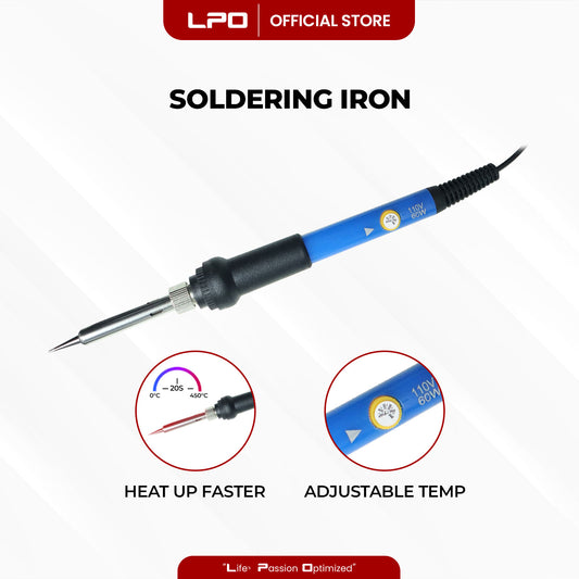 LPO Electric Welding Soldering Iron Adjustable Temperature 110V 60W