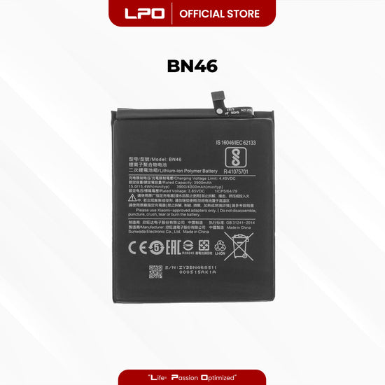 Cellphone Battery Xiaomi Redmi Note 8 2019 BN46 Compatible with Xiaomi Redmi 7 M1810F6LG - LPO Laptop PC-Outlet
