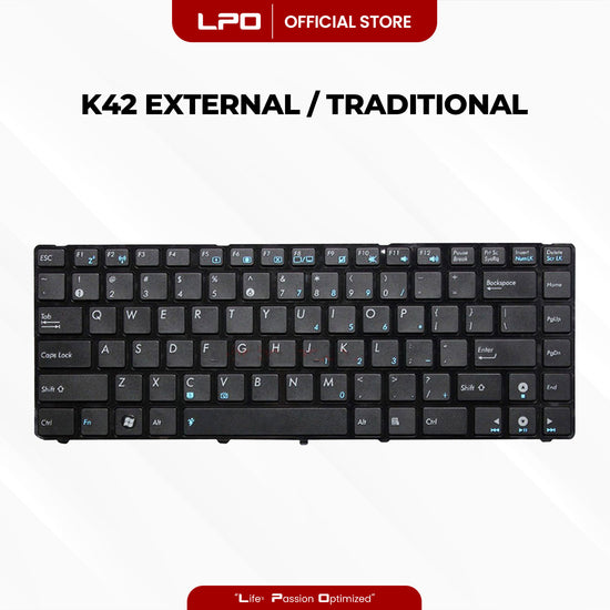Laptop Keyboard ASUS K42 External / Traditional Black US Compatible with Asus K42 A42 K42D A42J K42F K42J K42IJ