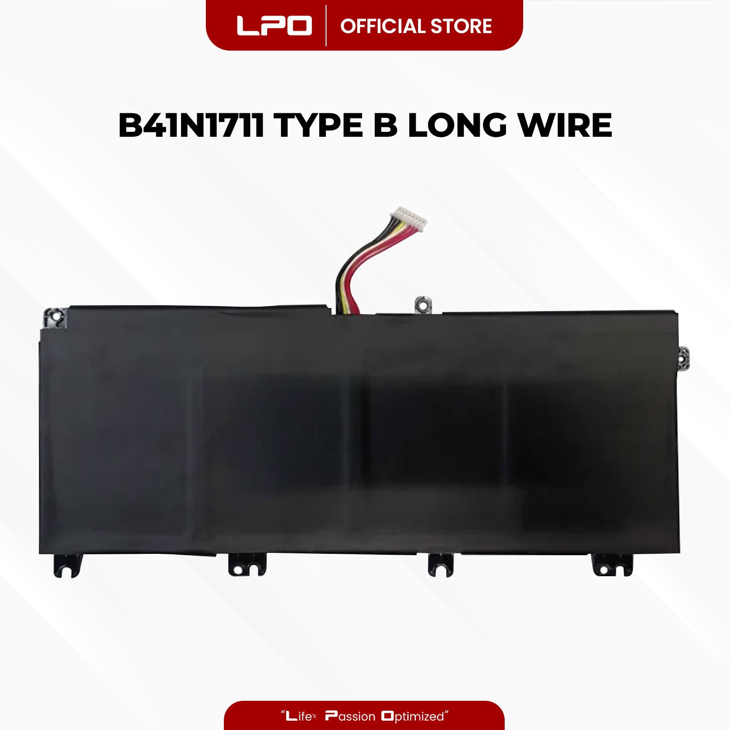 Laptop Battery B41N1711 TYPE B LONG WIRE Compatible with Asus TUF Gaming FX705DT-AU068T