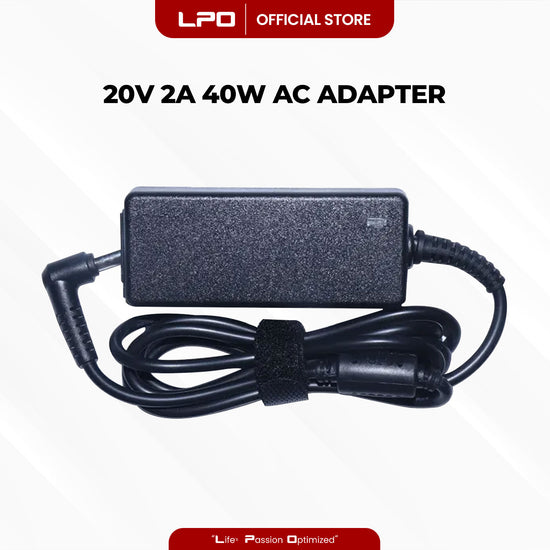 Laptop Charger Lenovo 20V 2A 40W Common Pin 5.5mm x 2.5mm Compatible with Lenovo IdeaPad S10 IdeaPad S9 Series