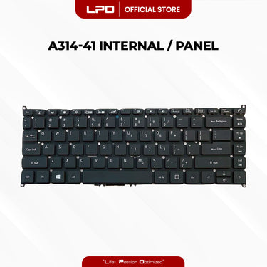 Laptop Keyboard ACER A314-41	 Internal Type / Panel Black US Compatible with Acer Aspire 3 A314-21 A314-41 33 31