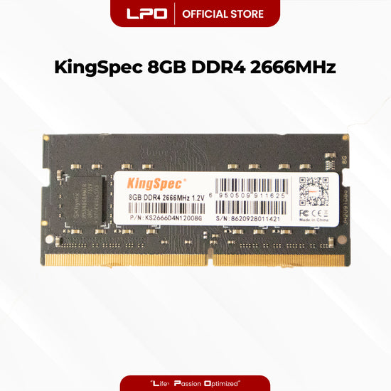 KingSpec 8GB DDR4 2666Mhz 1.2V SODIMM for Laptop RAM