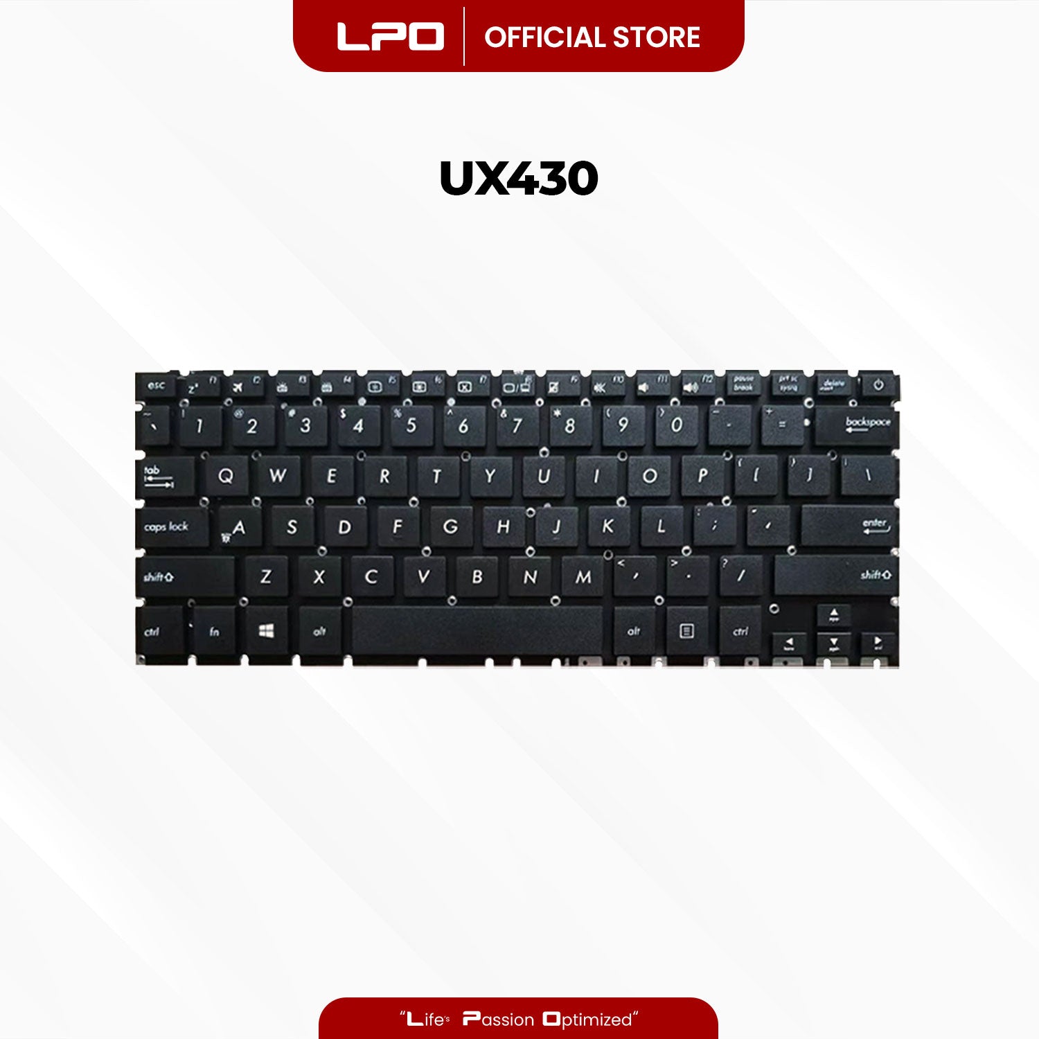 Laptop Keyboard ASUS UX430 UX430U Internal / Panel Black US Compatible with Asus ZenBook UX430u UX430ua UX430uq UX430un Series