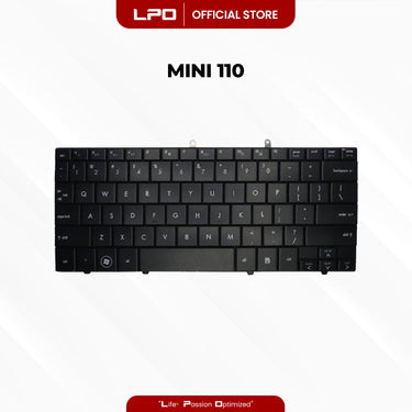 Laptop Keyboard HP Mini 110 External Type / Traditional Black US Compatible with HP Mini 110 Compaq Mini CQ10-500 Series