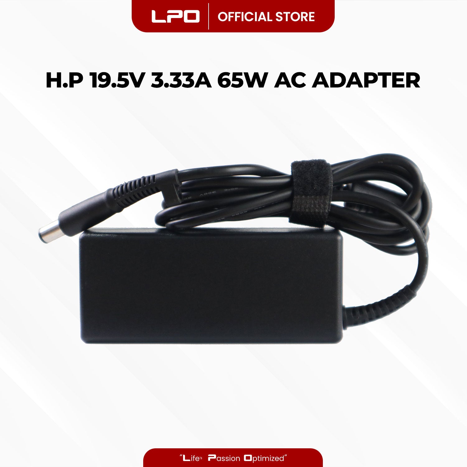 Laptop Charger HP 19.5V 3.33A 65W Circle Pin 7.4mm x 5.0mm Compatible with HP Pavilion G6