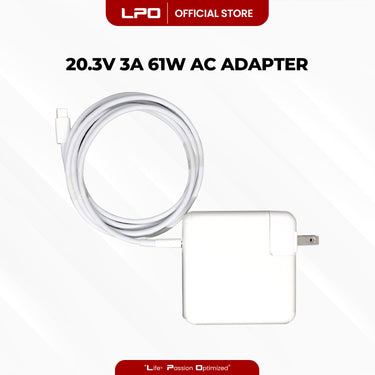 Laptop Charger MacBook 20.3V 15V 12V 9V 3A / 5.2V 2.4A 61W TYPE C/USB C Compatible with MacBook Air (M1, 2020) MacBook Air (Retina, 13-inch, 2020)