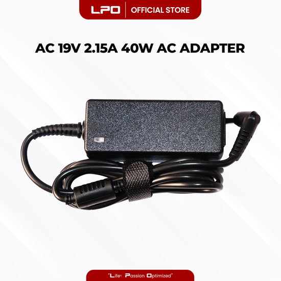 Laptop Charger Acer  19V 2.15A 40W Common Pin 5.5mm x 2.5mm Compatible with Acer Aspire One