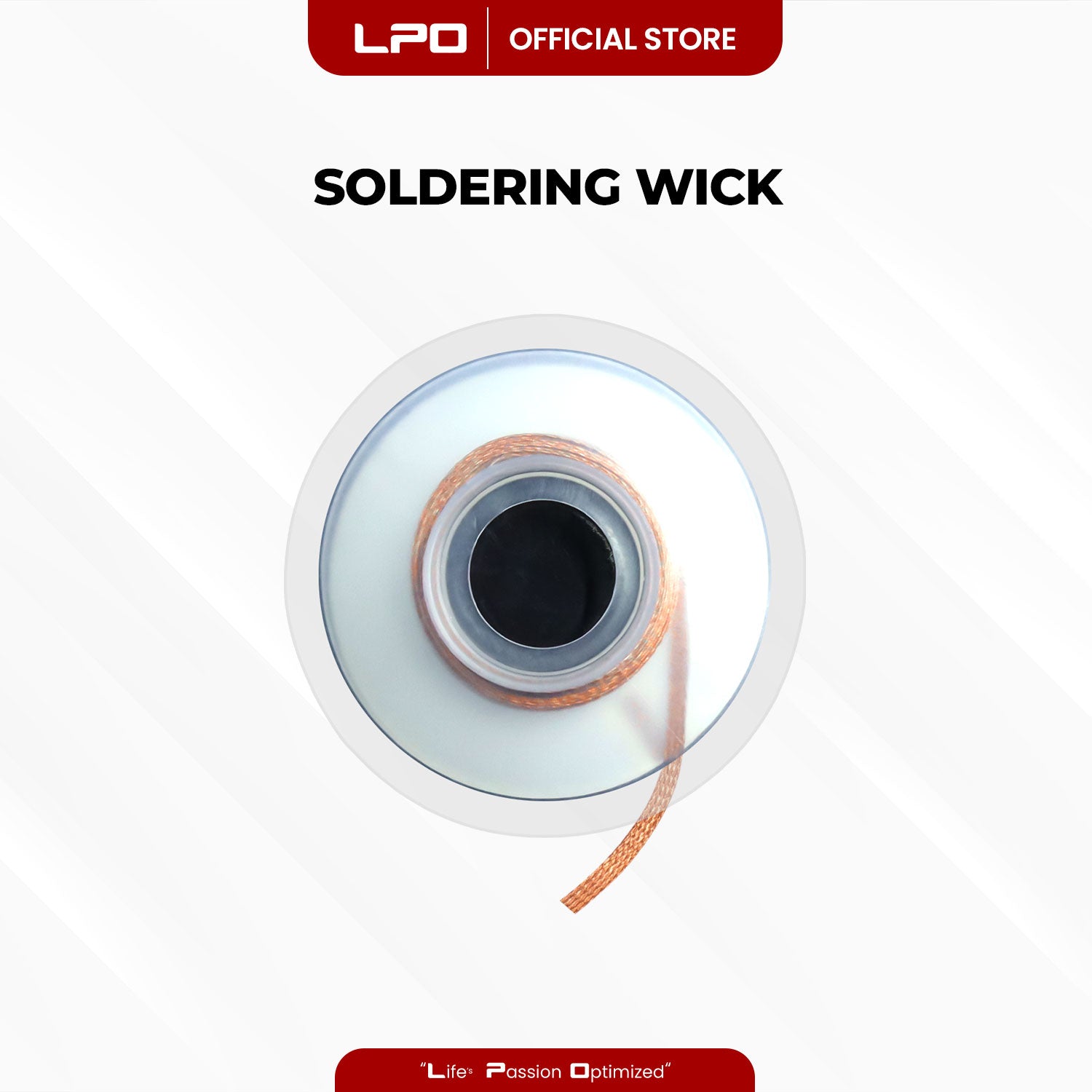 LPO Solder Wick Soldering Wick Desoldering Braid CP-2015 W2.0mm L1.5mm