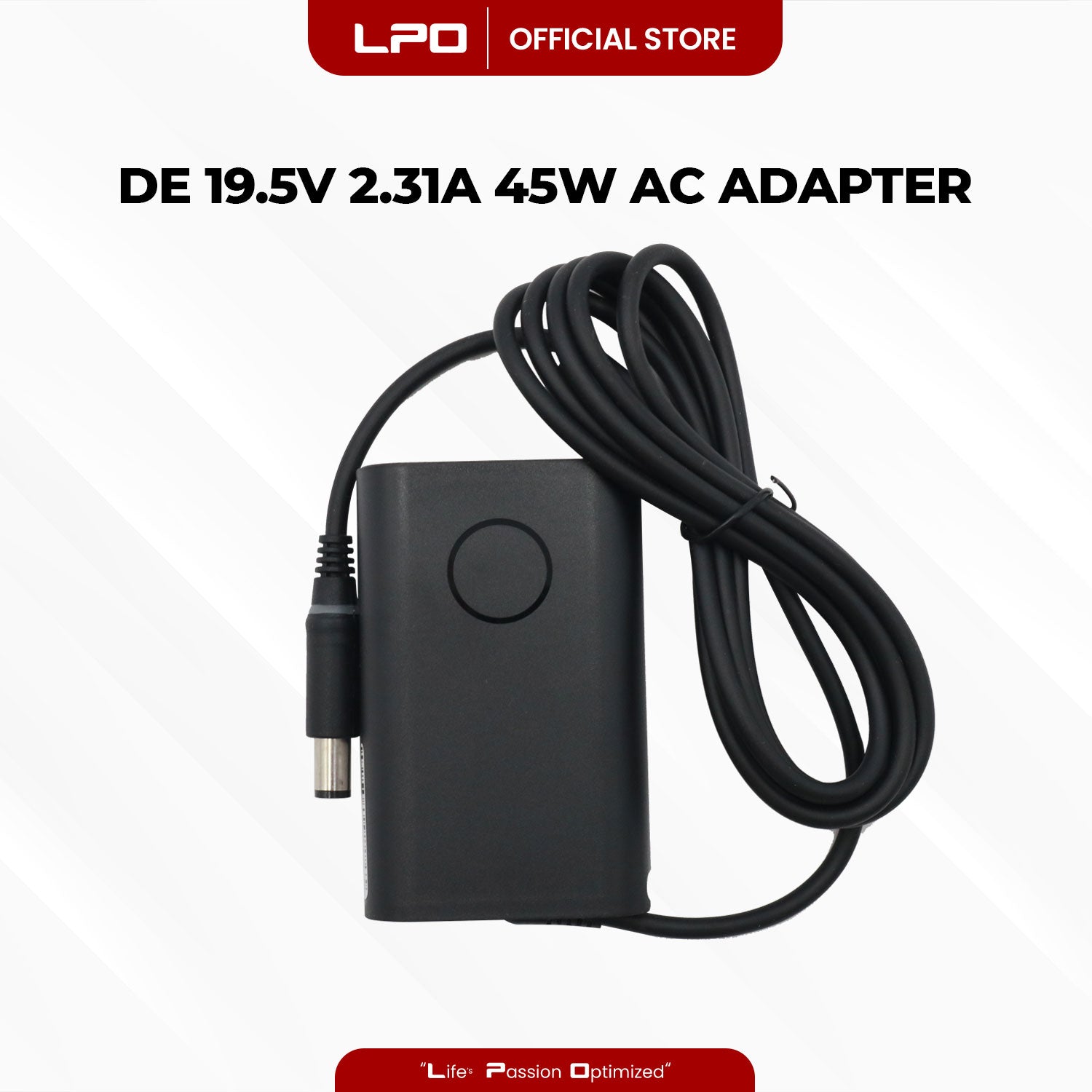 Laptop Charger Dell 19.5V 2.31A 45W Circle Pin 7.4mm x 5.0mm Compatible with P/N: 05R7RR