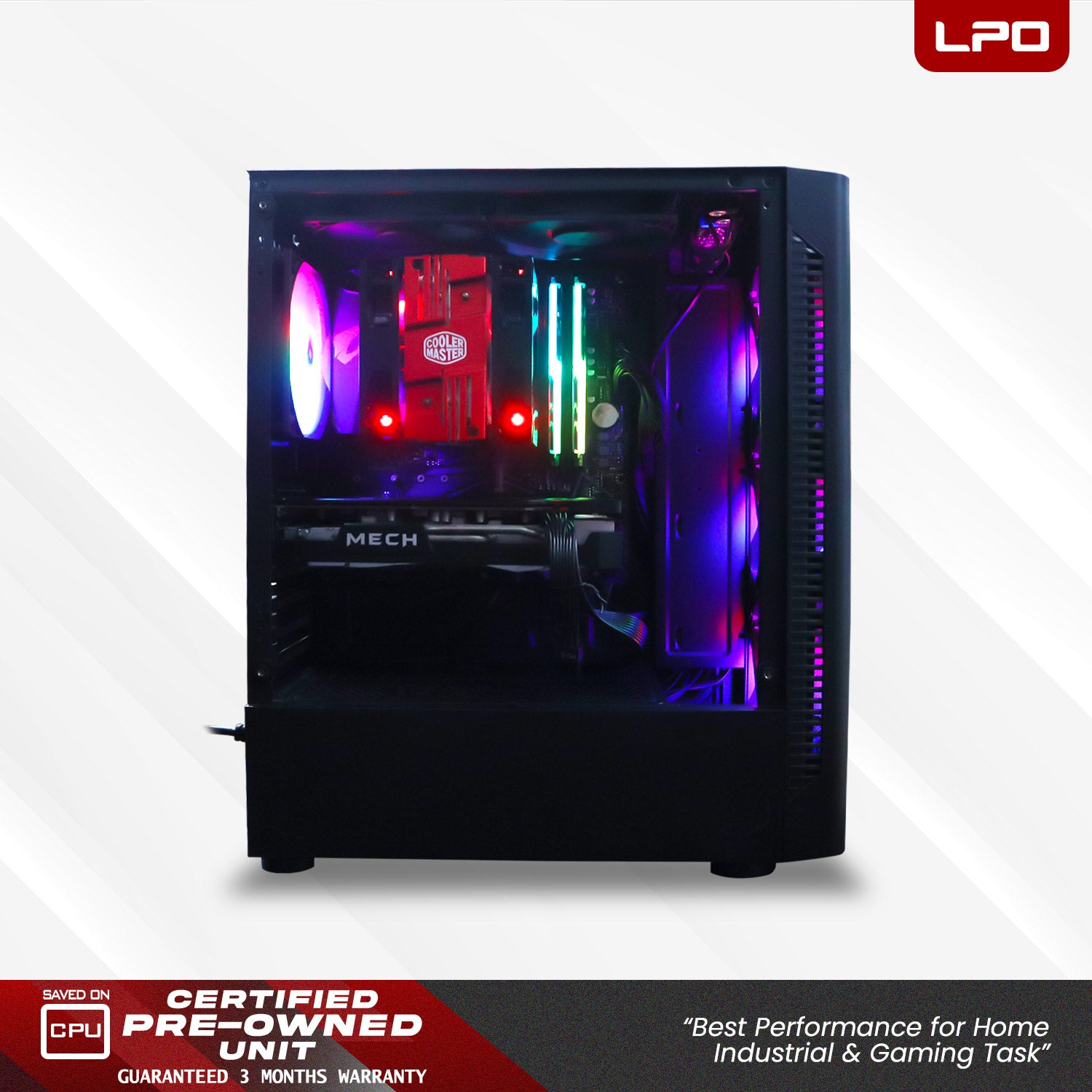 Gaming Desktop Computer AMD Ryzen 5 5600X @4.6Ghz B550M Elite AM4 Socket RX6600 Mech 2x 8GB GDDR6 Trident Z RGB 16GB DDR4 256GB 2.5