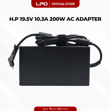 Laptop Charger HP 19.5V 10.3A 200W Blue Pin 4.5mm x 3.0mm Compatible with HP ultra-thin 15-dc0000