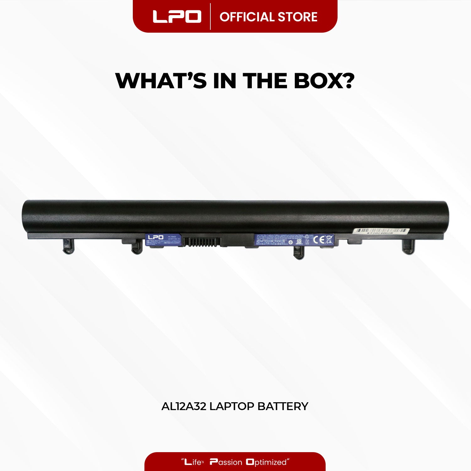 Laptop Battery AL12A32 Compatible with Acer Aspire V5-571P V5-571 V5-571G V5-471 - LPO Laptop PC-Outlet