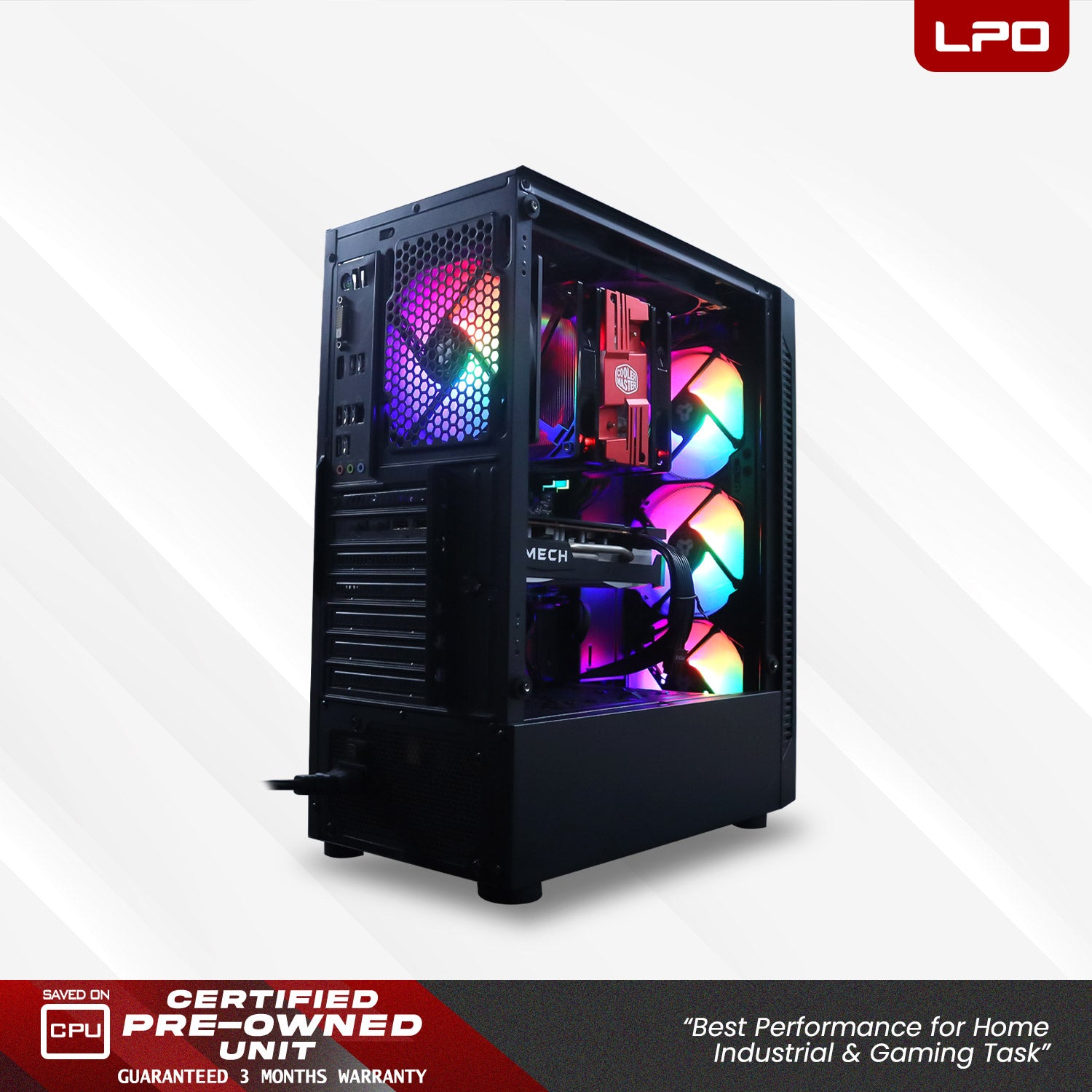 Gaming Desktop Computer AMD Ryzen 5 5600X @4.6Ghz B550M Elite AM4 Socket RX6600 Mech 2x 8GB GDDR6 Trident Z RGB 16GB DDR4 256GB 2.5