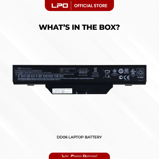 Laptop Battery DD06 Compatible with HP Compaq 550, HP compaq 610, HP Compaq 615, Business Notebook 6720s
