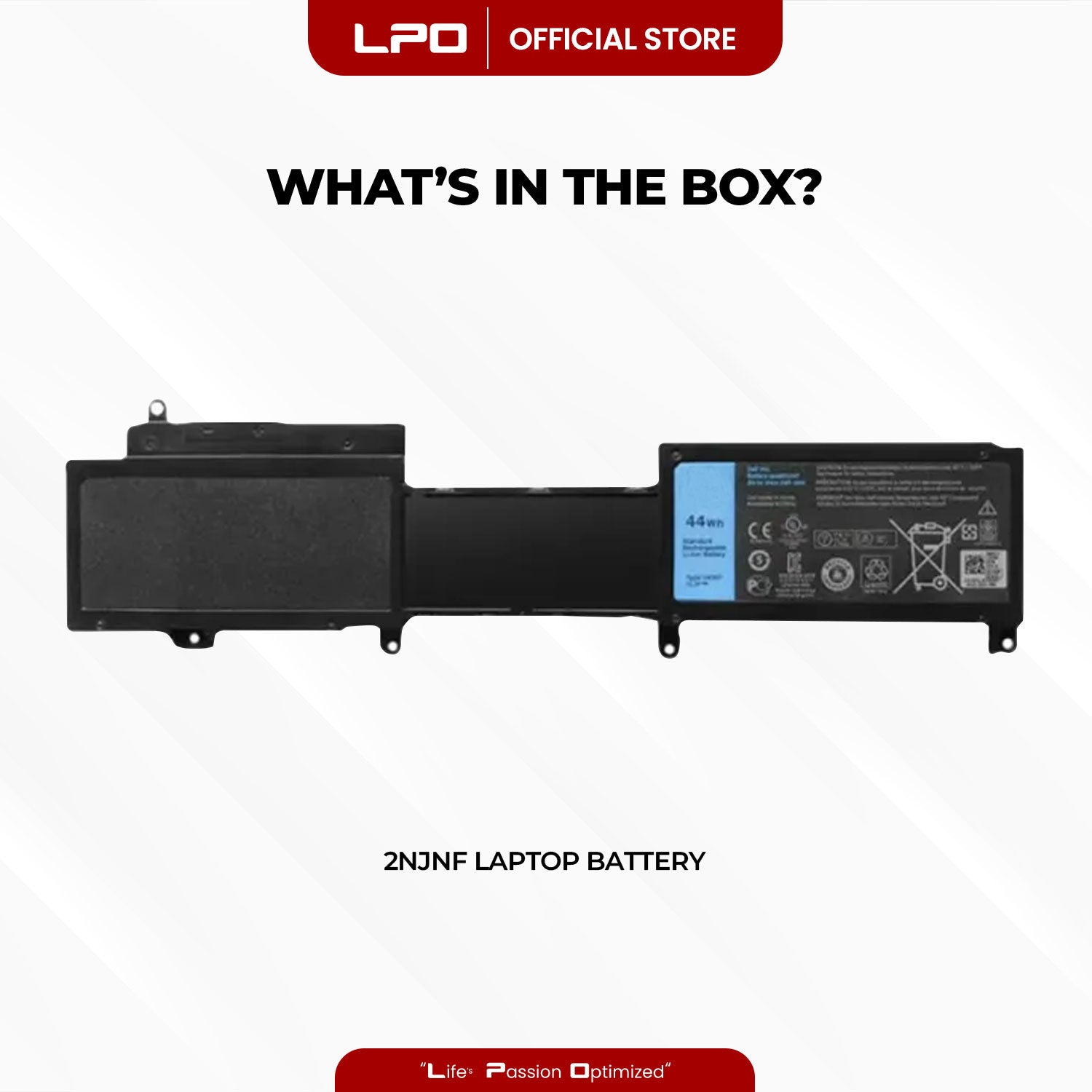 Laptop Battery 2NJNF Compatible with Dell Inspiron 14z-5423 15z-5523