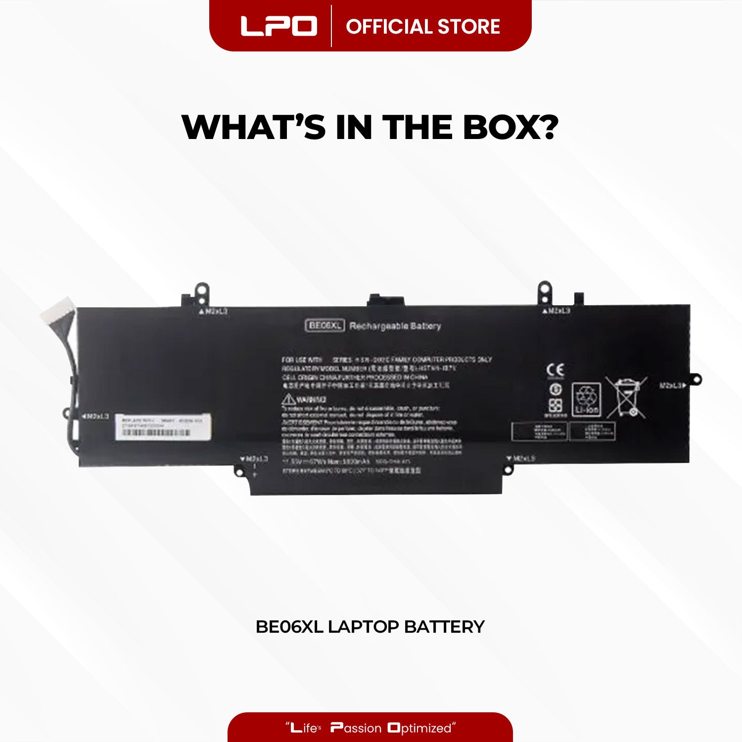 Laptop Battery BE06XL Compatible with HP EliteBook 1040 G4, G4-2XU40UT, Folio 1040 G4